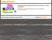 Tablet Screenshot of insideout.nationaltheatre.org.uk